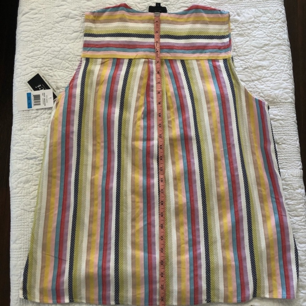 🆕ECI Striped Surplice Tank Top - Picture 6 of 8